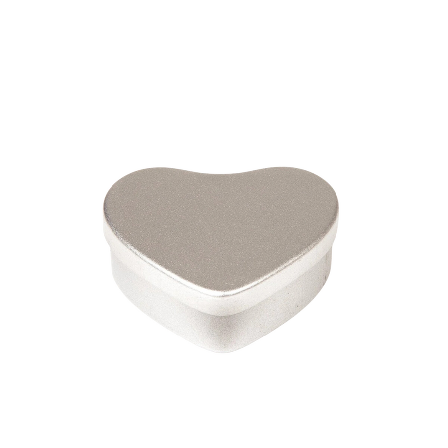 TIN HEART IN SILVER - Eco Candle Project