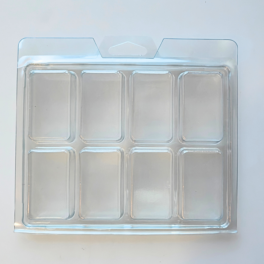 8 CAVITY RECTANGULAR CLAMSHELL - Eco Candle Project