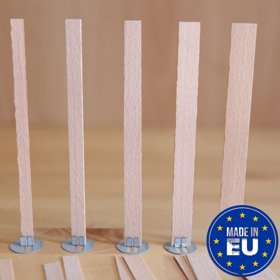 WOODEN WICKS MADE IN EU - Eco Candle Project