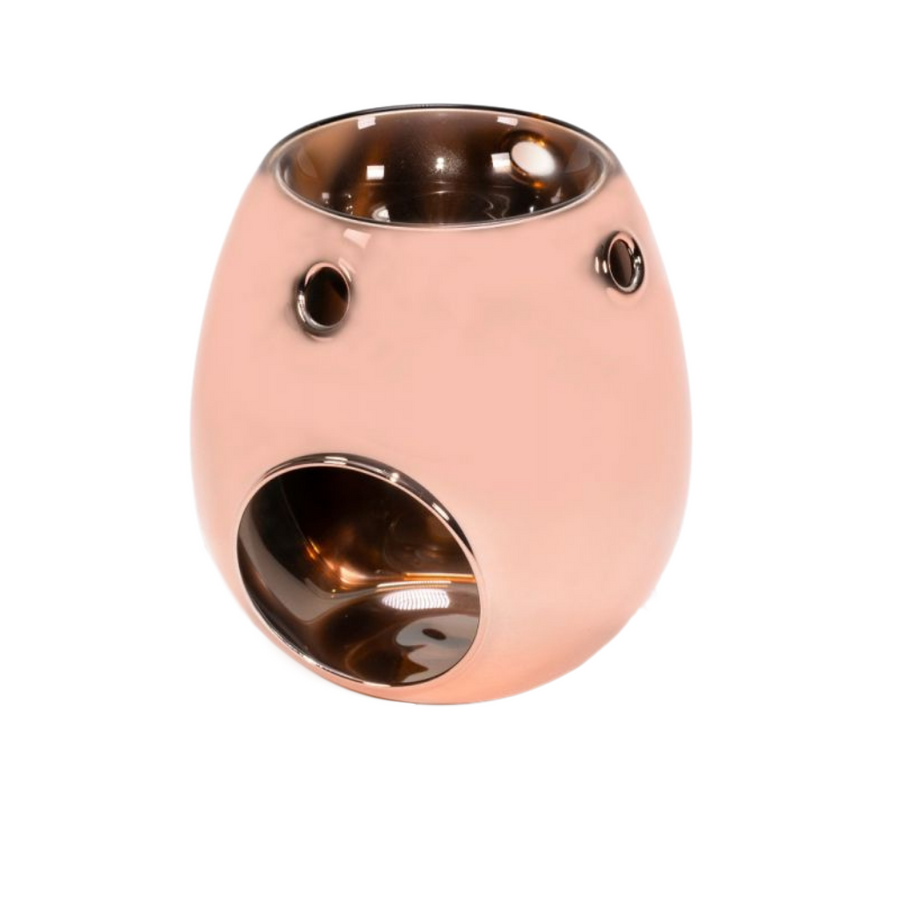 GLASS ROSE GOLD WAX MELT BURNER - Eco Candle Project
