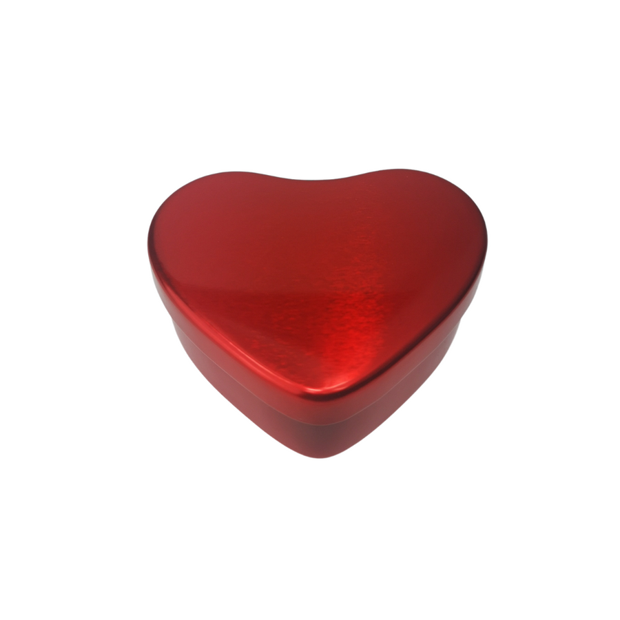 TIN HEART IN RED - Eco Candle Project 