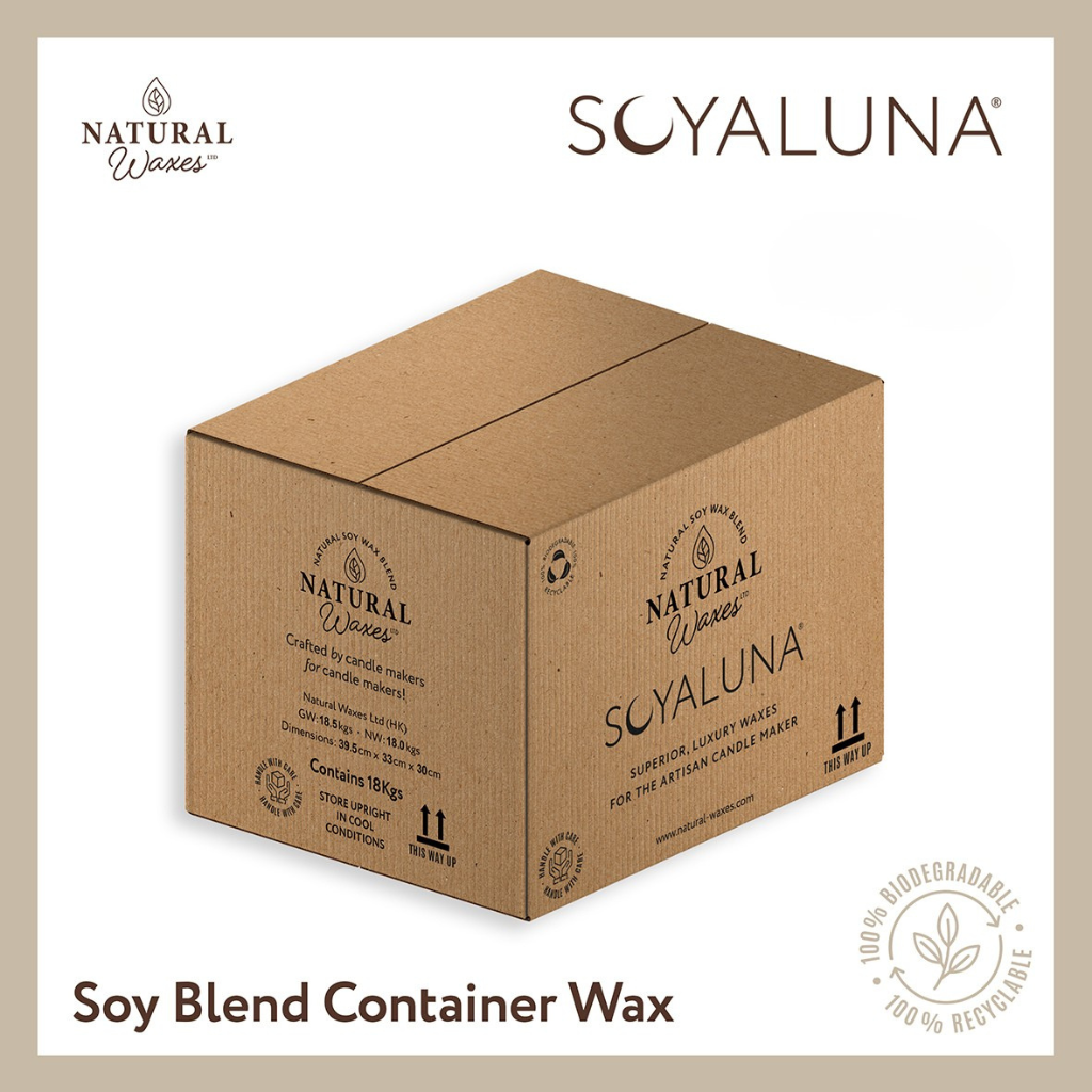 SOYALUNA NATURAL CONTAINER WAX  (PRO) - Eco Candle Project 