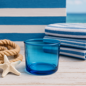 Glass Trendy Small AZZURRO