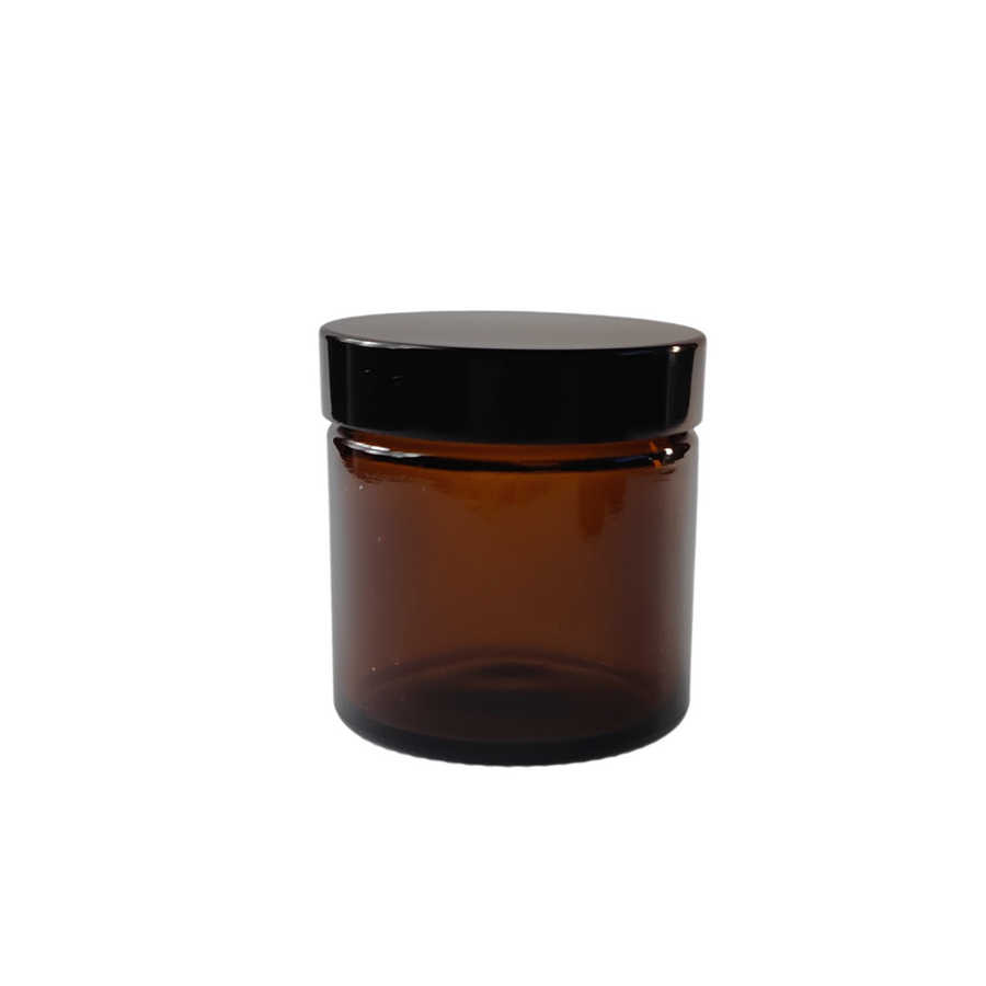 60 ML APOTHECARY AMBER JAR - Eco Candle Project 