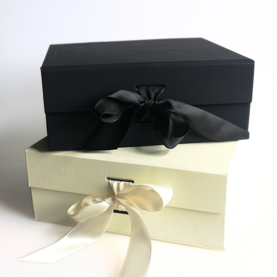 FLAT-PACKED GIFT BOX with RIBBON - Eco Candle Project 
