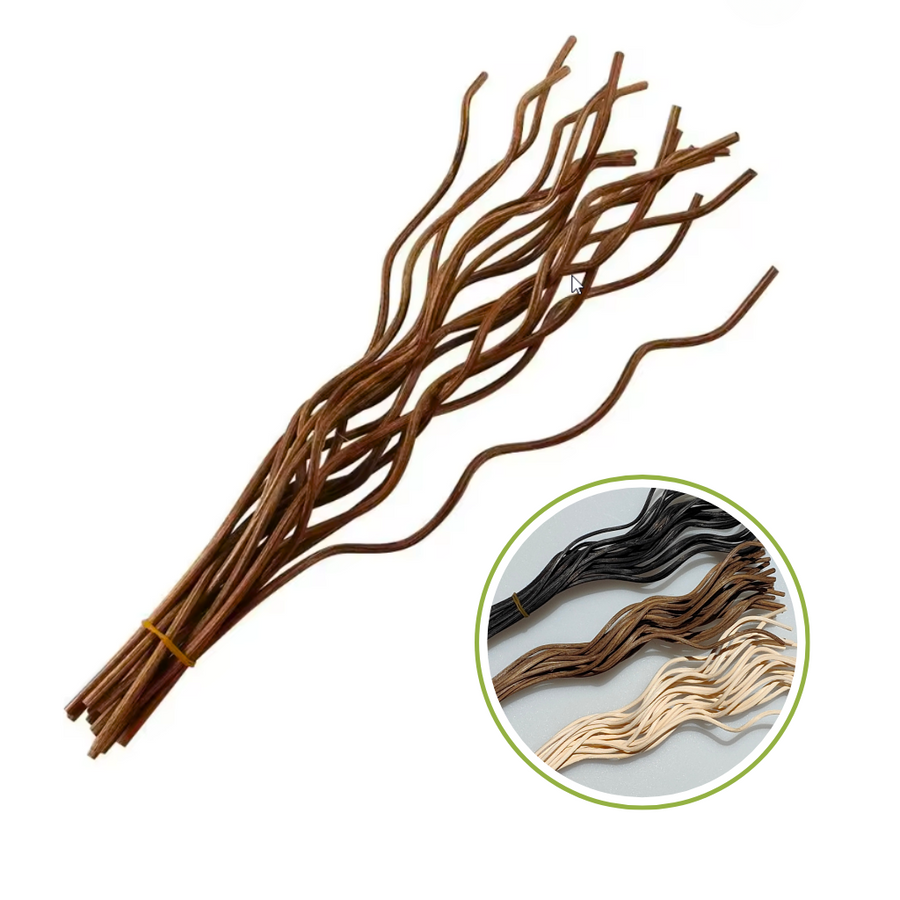 NATURAL WAVY RATTAN REEDS - Eco Candle Project 