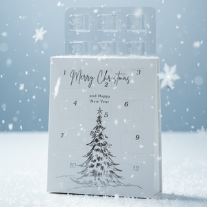 12 DAYS LUXURY ADVENT CALENDAR (  SILVER PINE TREE)