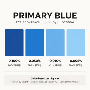 BLUE LIQUID WAX DYE