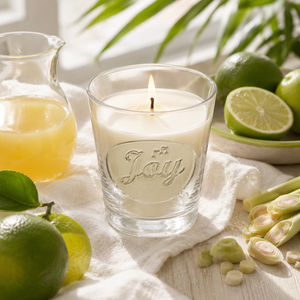 THAT'S LIFE "JOY" — 38 CL EMBOSSED CANDLE GLASS · TUMBLER