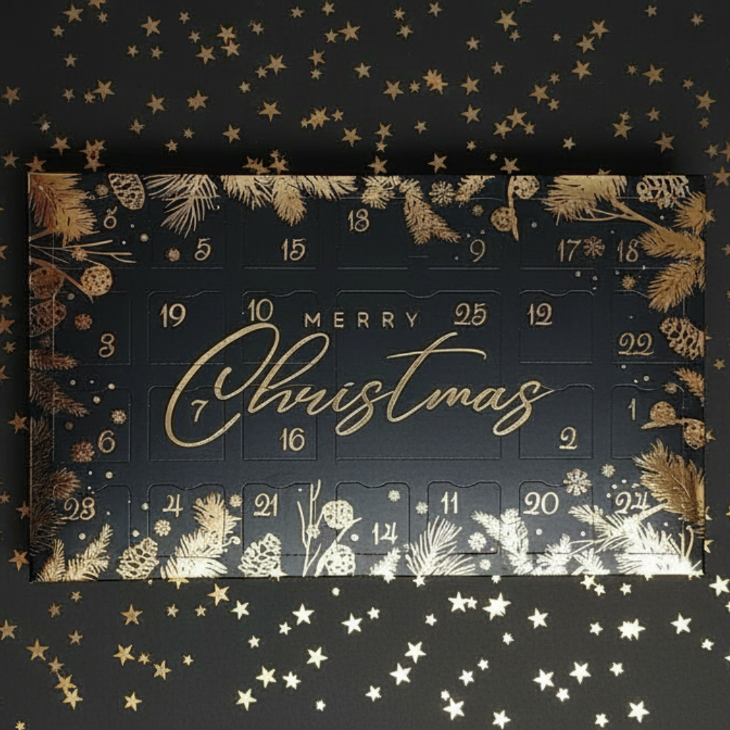 25 DAYS LUXURY ADVENT CALENDAR ( BLACK & GOLD)