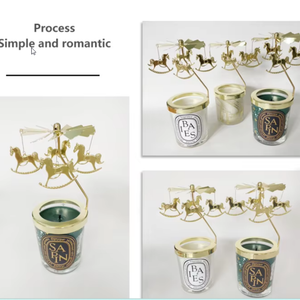 GOLDEN CANDLE CAROUSEL - Eco Candle Project 