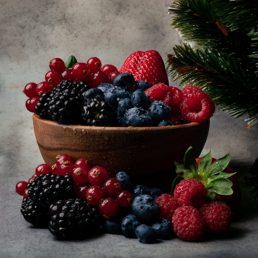 FESTIVE CRIMSON BERRIES - Eco Candle Project 