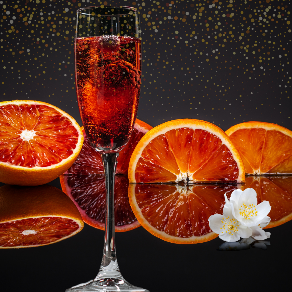 CHAMPAGNE & BLOOD ORANGE