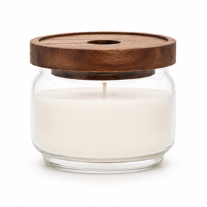 <tc>FRASCO  PARA VELA EM VIDRO BOROSILICATO COM TAMPA 7CM</tc>