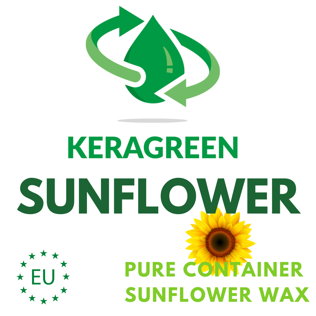 KERAGREEN PURE SUNFLOWER CONTAINER  WAX