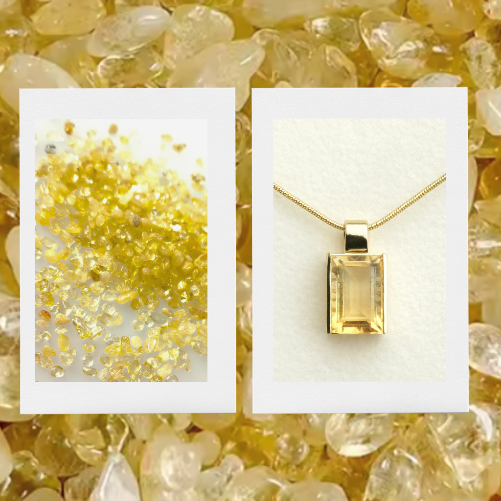 CITRINE MINI-CHIPS - SEMI PRECIOUS STONES 2025 LIMITED EDITION