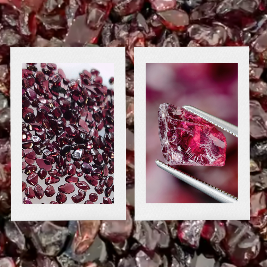 GARNET MINI-CHIPS - SEMI PRECIOUS STONES 2025 LIMITED EDITION