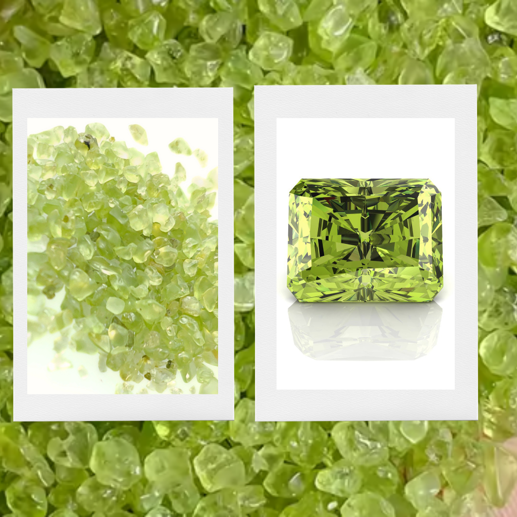 PERIDOT MINI-CHIPS - SEMI PRECIOUS STONES 2025 LIMITED EDITION
