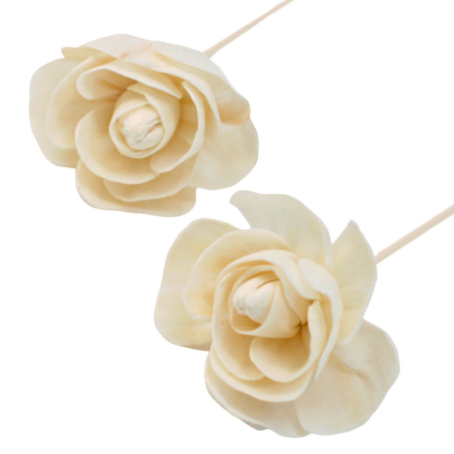 ROSE WITH RATTAN - Eco Candle Project 