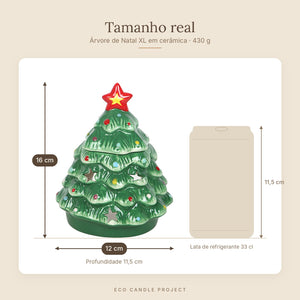 Queimador árvore de Natal XL – tamanho real 16 cm