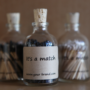 ALL BLACK MATCHES - Eco Candle Project 