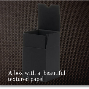 LUXURY MEDIUM  BLACK BOX WITH BLACK INSERT - Eco Candle Project 