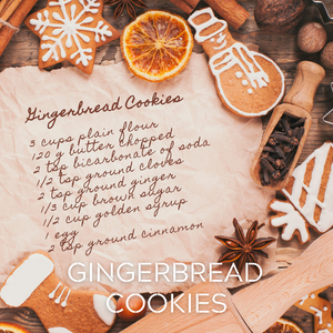 GINGERBREAD COOKIES - Eco Candle Project 