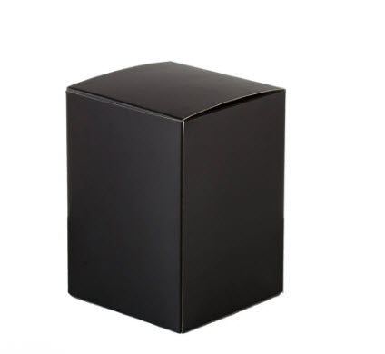 MEDIUM BLACK CANDLE BOX