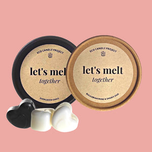 LET'S MELT TOGETHER IN WHITE - Eco Candle Project 