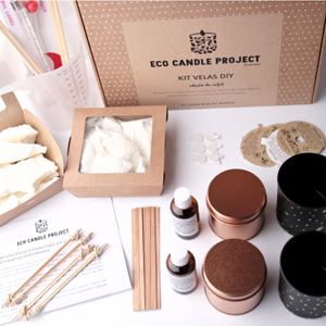 LUXURY CANDLE KIT ROSE GOLD STAR - Eco Candle Project 