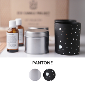 LUXURY CANDLE KIT SILVER STAR - Eco Candle Project 