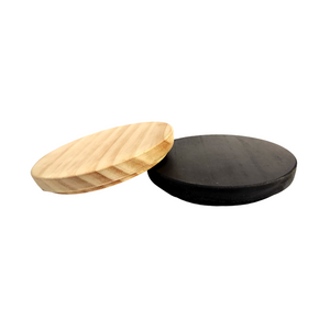 WOOD BLACK CANDLE LID - Eco Candle Project 