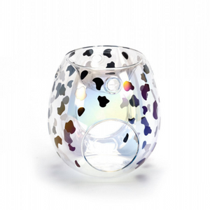 GLASS DALMATIAN CLEAR WAX MELT BURNER - Eco Candle Project 