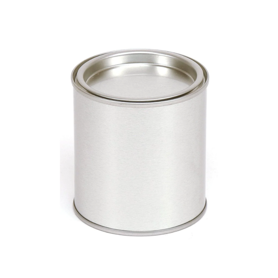 TALL SILVER TIN - Eco Candle Project 